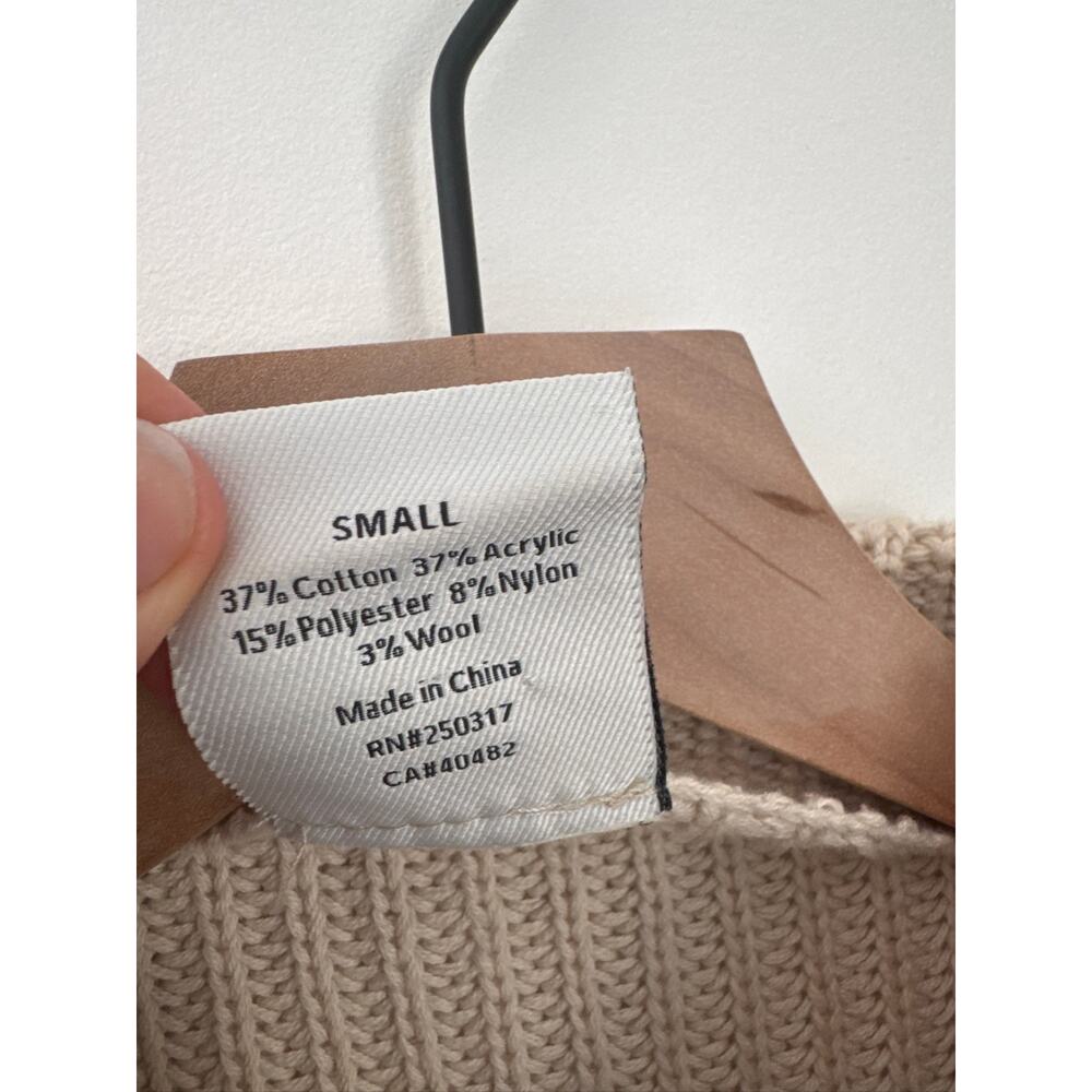 Varley Cream and Gray Sweater Cardigan - Picture 4 of 8